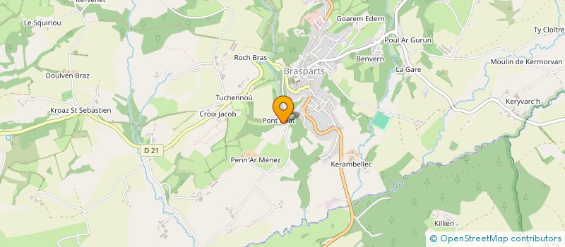 localisation de l'entreprise MONSIEUR JEAN-PIERRE BOURHIS  PLEYBEN