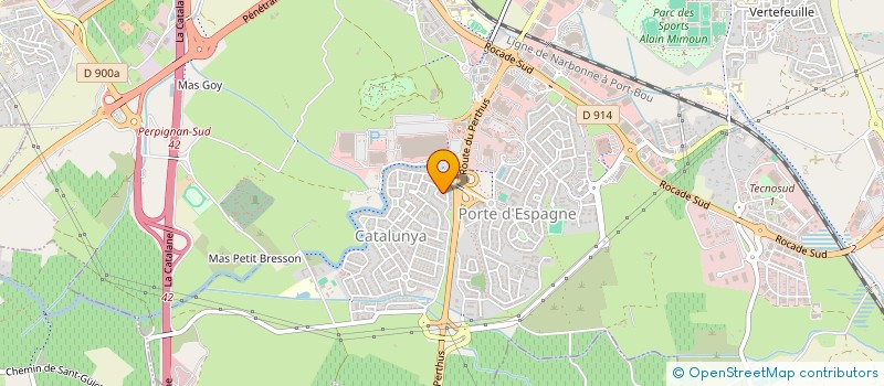 localisation de l'entreprise MONSIEUR JEAN-PIERRE BOUSQUET  PERPIGNAN
