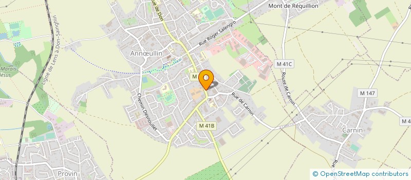 localisation de l'entreprise MONSIEUR JEAN-PIERRE BOUSSEMART  ANNULLIN