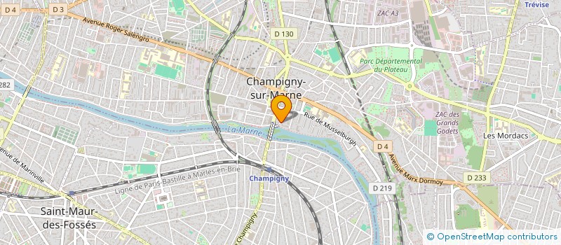 localisation de l'entreprise MONSIEUR JEAN-PIERRE BOUTANG à CHAMPIGNY-SUR-MARNE