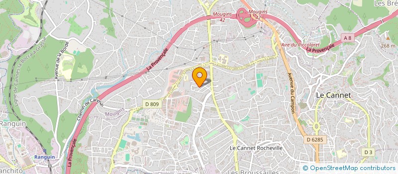 localisation de l'entreprise MONSIEUR JEAN-PIERRE BOUTHERIN  LE CANNET