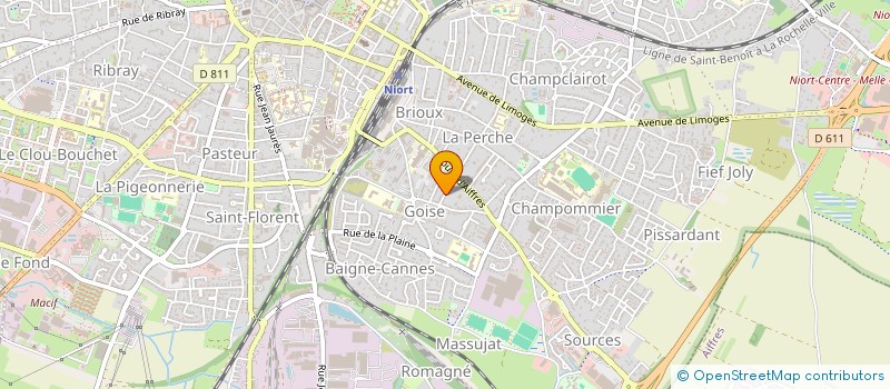 localisation de l'entreprise MONSIEUR JEAN-PIERRE BOUTIN  NIORT