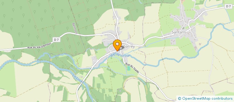 localisation de l'entreprise MONSIEUR JEAN-PIERRE BOUVIER  MONTBARREY