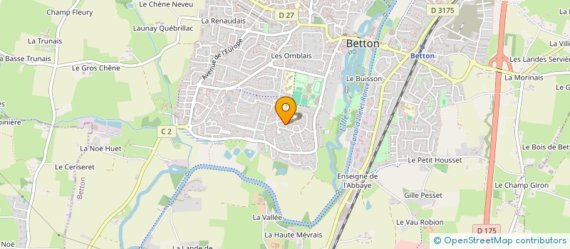 localisation de l'entreprise MONSIEUR JEAN-PIERRE BOYER  BETTON