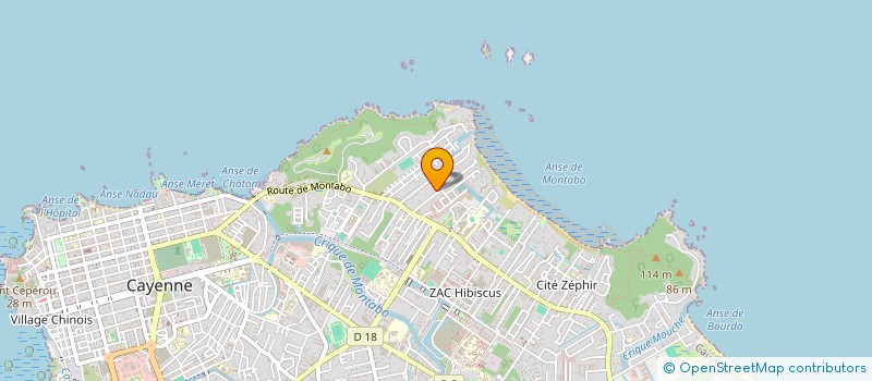 localisation de l'entreprise MONSIEUR JEAN-PIERRE BOYER  CAYENNE