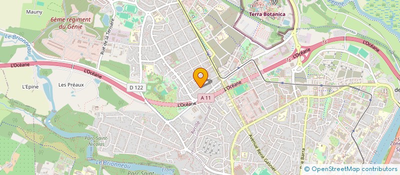 localisation de l'entreprise MONSIEUR JEAN-PIERRE BRANDAO  AVRILLE