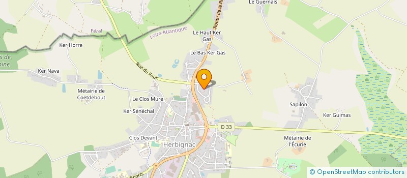 localisation de l'entreprise MONSIEUR JEAN-PIERRE BRARD à HERBIGNAC