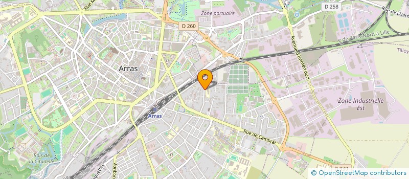 localisation de l'entreprise MONSIEUR JEAN-PIERRE BRASIER à ARRAS