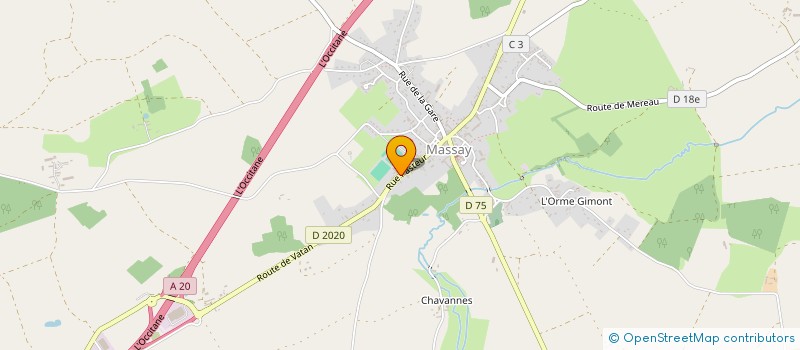 localisation de l'entreprise MONSIEUR JEAN-PIERRE BRESSAND  MASSAY