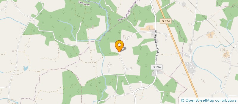 localisation de l'entreprise MONSIEUR JEAN PIERRE BRETHOUS  SAINT-MAURICE-SUR-ADOUR