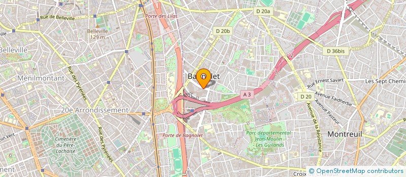 localisation de l'entreprise MONSIEUR JEAN PIERRE BRITSCHU à BAGNOLET