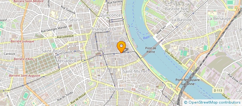 localisation de l'entreprise MONSIEUR JEAN-PIERRE BROSSARD  BORDEAUX