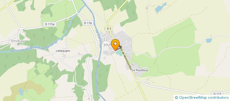 localisation de l'entreprise MONSIEUR JEAN-PIERRE BRUN  JOUHET