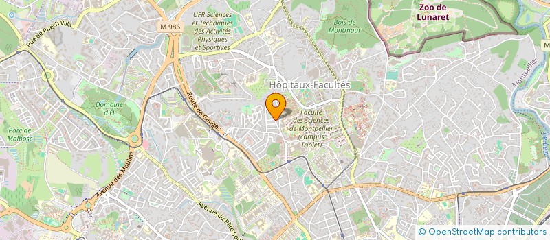 localisation de l'entreprise MONSIEUR JEAN-PIERRE BRUNEAU à MONTPELLIER