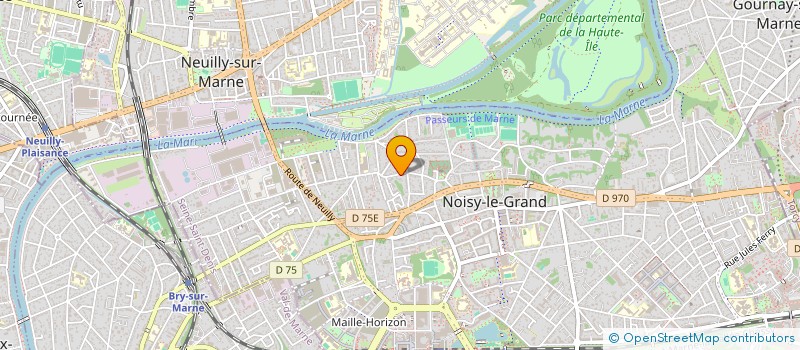 localisation de l'entreprise MONSIEUR JEAN-PIERRE BRUNEAU  NOISY-LE-GRAND