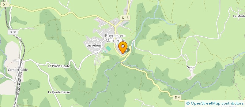 localisation de l'entreprise MONSIEUR JEAN-PIERRE BRUNEL à RUYNES-EN-MARGERIDE