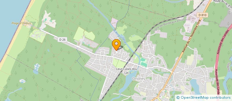 localisation de l'entreprise MONSIEUR JEAN-PIERRE BRUNEL  ONDRES