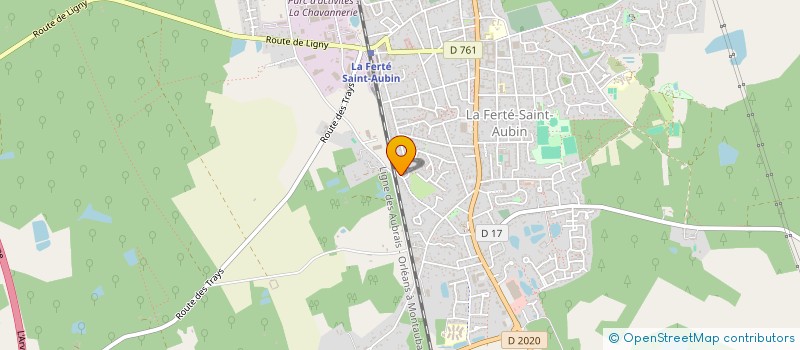 localisation de l'entreprise MONSIEUR JEAN-PIERRE BRUNET à LA FERTE-SAINT-AUBIN
