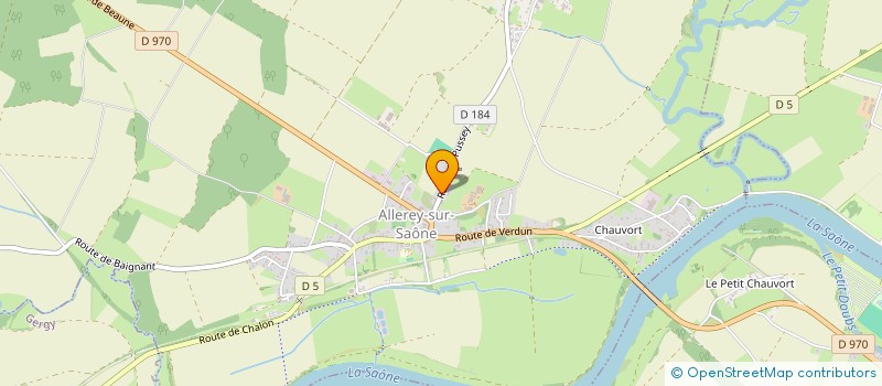 localisation de l'entreprise MONSIEUR JEAN-PIERRE BRUSSIER à VERDUN-SUR-LE-DOUBS