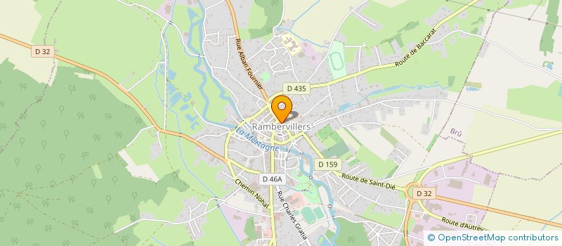 localisation de l'entreprise MONSIEUR JEAN-PIERRE BRUST  RAMBERVILLERS