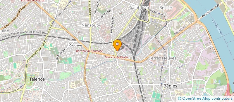 localisation de l'entreprise MONSIEUR JEAN-PIERRE BUCHE à BORDEAUX