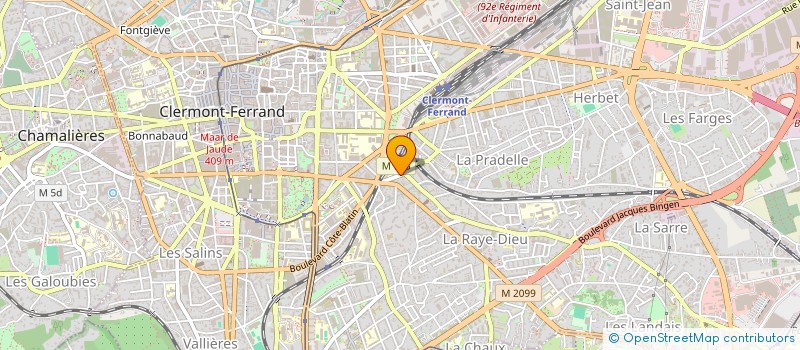 localisation de l'entreprise MONSIEUR JEAN-PIERRE BUISSON à CLERMONT-FERRAND