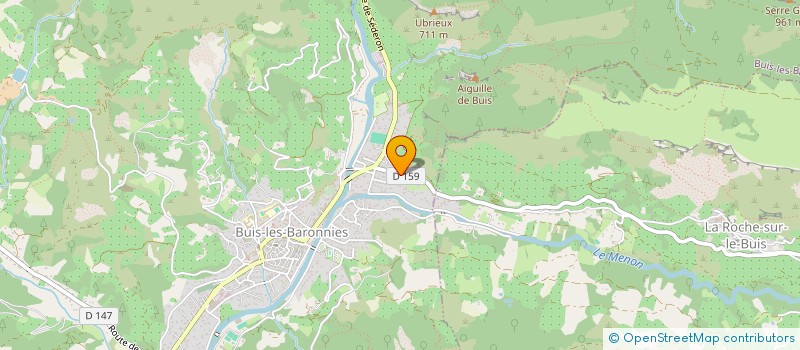 localisation de l'entreprise MONSIEUR JEAN PIERRE BUIX  LA ROCHE-SUR-LE-BUIS