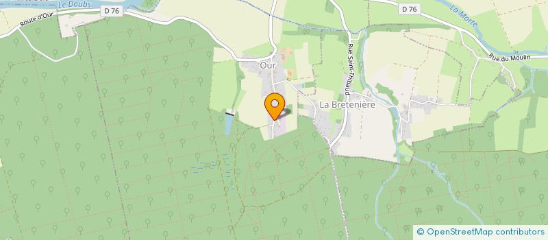 localisation de l'entreprise MONSIEUR JEAN-PIERRE BURGSTAHLER  OUR