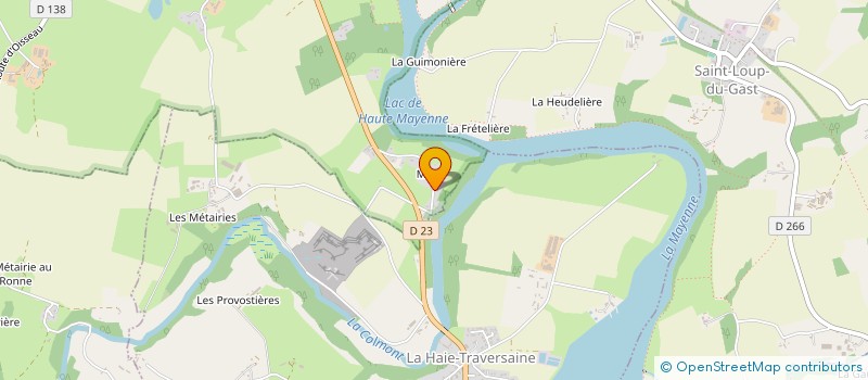 localisation de l'entreprise MONSIEUR JEAN-PIERRE BUSCHAUD à AMBRIERES-LES-VALLEES