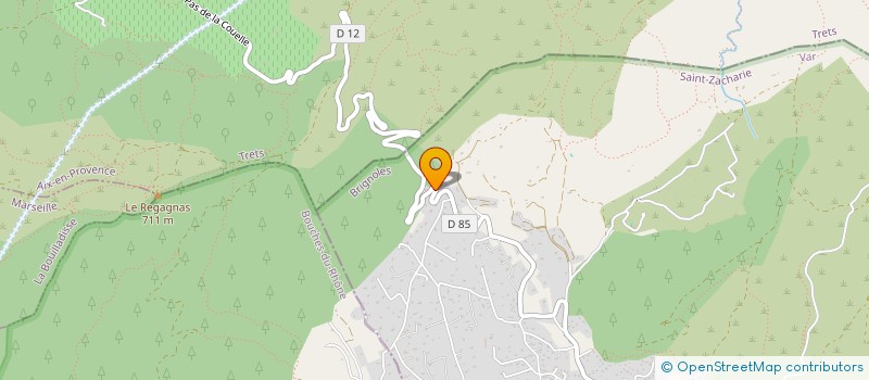 localisation de l'entreprise MONSIEUR JEAN PIERRE BUSCQUA  SAINT-ZACHARIE