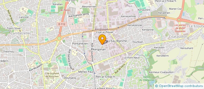 localisation de l'entreprise MONSIEUR JEAN-PIERRE CABON à BREST