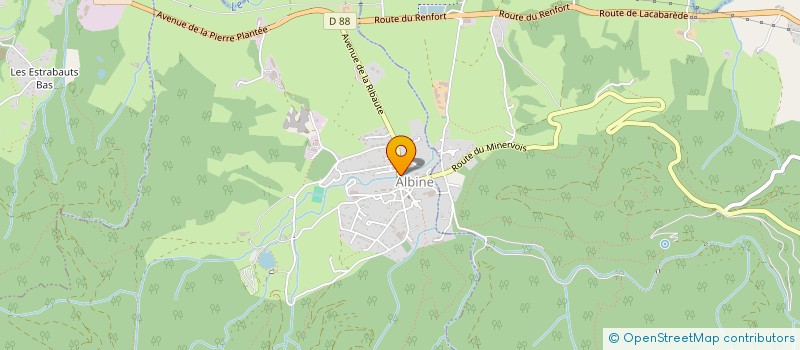 localisation de l'entreprise MONSIEUR JEAN-PIERRE CABROL  ALBINE