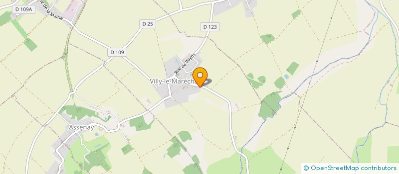 localisation de l'entreprise MONSIEUR JEAN-PIERRE CAFFET  VILLY-LE-MARECHAL