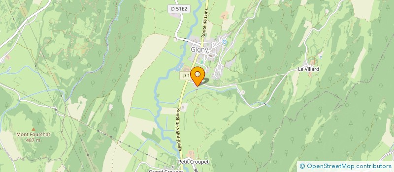 localisation de l'entreprise MONSIEUR JEAN-PIERRE CAILLON  GIGNY