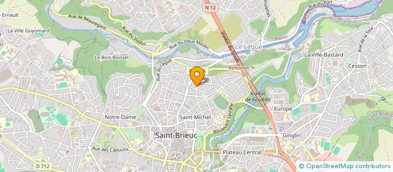 localisation de l'entreprise MONSIEUR JEAN PIERRE CAIRE à SAINT-BRIEUC