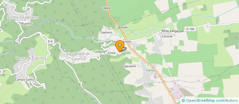 localisation de l'entreprise MONSIEUR JEAN-PIERRE CALISTI à CASTELLARE-DI-CASINCA