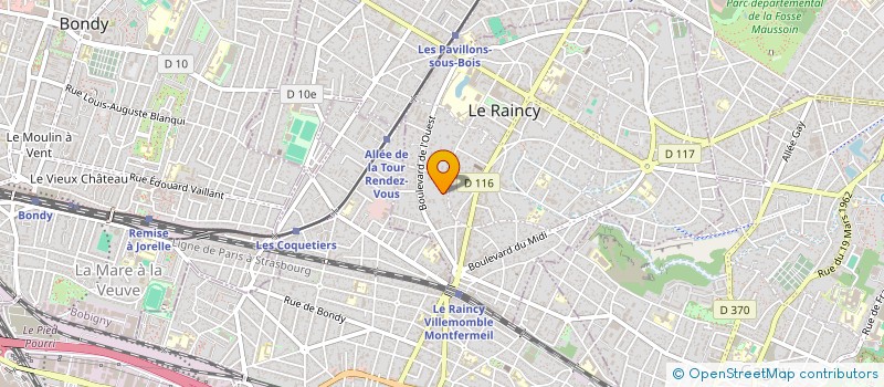 localisation de l'entreprise MONSIEUR JEAN-PIERRE CALLAY à LE RAINCY