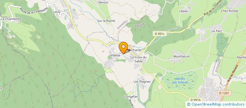 localisation de l'entreprise MONSIEUR JEAN-PIERRE CALLOUD à LA BIOLLE
