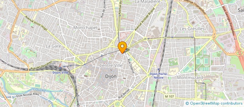 localisation de l'entreprise MONSIEUR JEAN-PIERRE CALONGE à DIJON