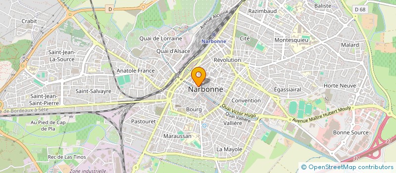 localisation de l'entreprise MONSIEUR JEAN-PIERRE CALVET à NARBONNE