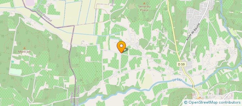 localisation de l'entreprise MONSIEUR JEAN-PIERRE CALVIER  SUZE-LA-ROUSSE