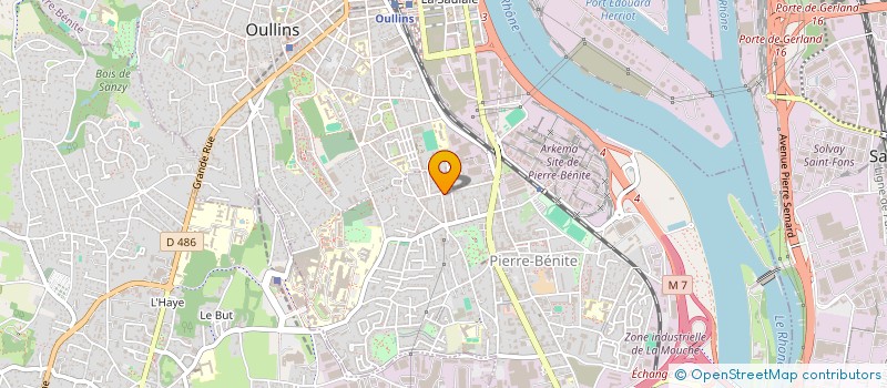 localisation de l'entreprise MONSIEUR JEAN-PIERRE CAMMAS  OULLINS-PIERRE-BENITE