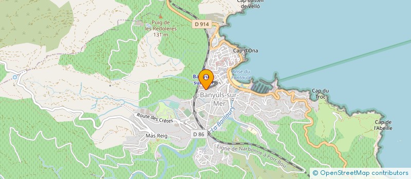 localisation de l'entreprise MONSIEUR JEAN-PIERRE CAMPADIEU  BANYULS-SUR-MER