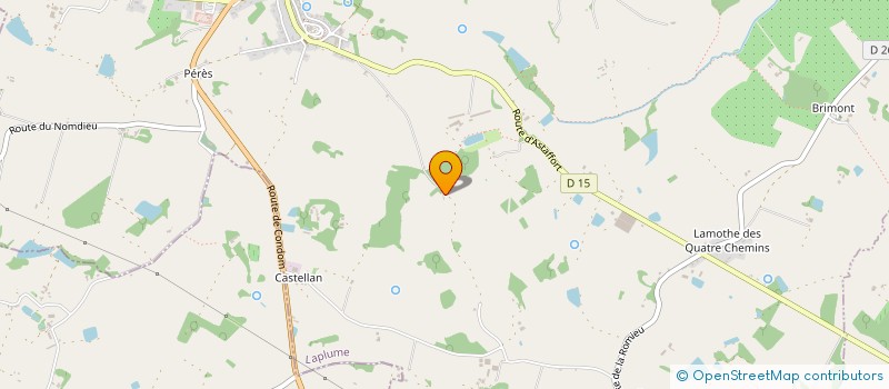 localisation de l'entreprise MONSIEUR JEAN-PIERRE CANDELON  LAPLUME