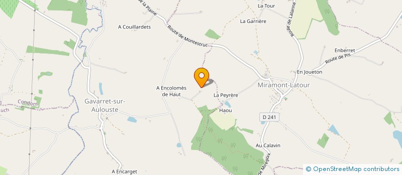 localisation de l'entreprise MONSIEUR JEAN-PIERRE CANDELON  TOURRENQUETS