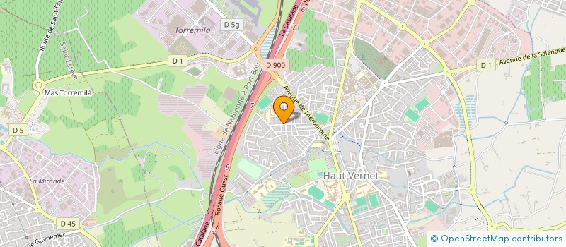 localisation de l'entreprise MONSIEUR JEAN PIERRE CANET  PERPIGNAN