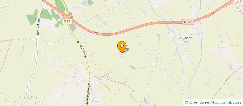 localisation de l'entreprise MONSIEUR JEAN-PIERRE CANUT à PUYLAURENS