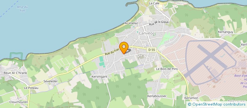 localisation de l'entreprise MONSIEUR JEAN-PIERRE CAPITAINE  LANVEOC