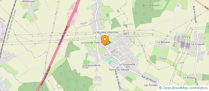 localisation de l'entreprise MONSIEUR JEAN-PIERRE CAPON à ATTICHES