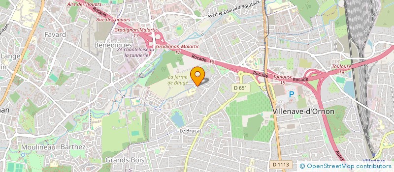 localisation de l'entreprise MONSIEUR JEAN-PIERRE CAPOT  VILLENAVE D ORNON